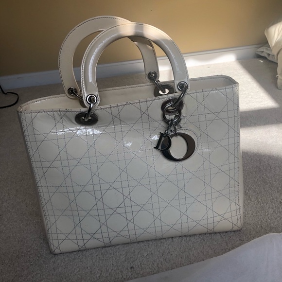 Authentic Lady Dior Satchel Bag - Picture 12 of 14